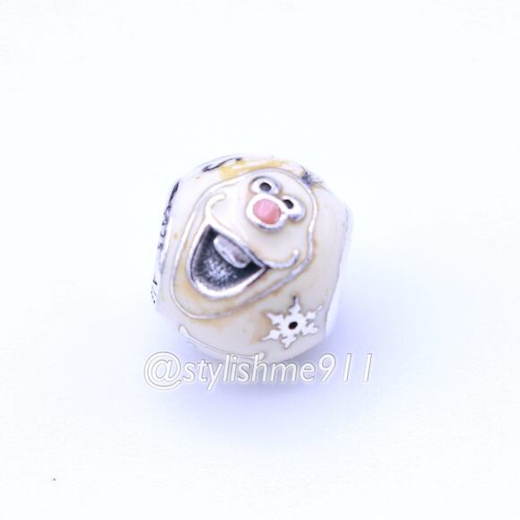 Authentic PANDORA Disney Olaf Charm - 791794ENMX - Picture 7 of 10